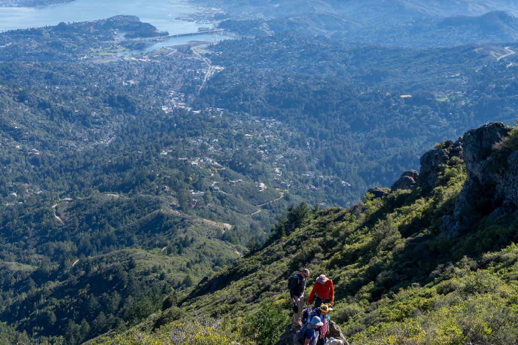 Hiking at Mount Tamalpais State Park